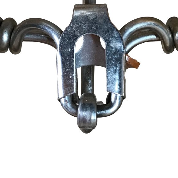 The Setwell 20 Inch Wooden Trouser Clamp Suit Hanger Vintage Made In USA Heavy D - Picture 7 of 16